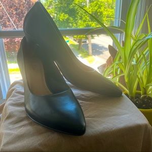 Clarks Collection Black 3 inch Heel Pumps